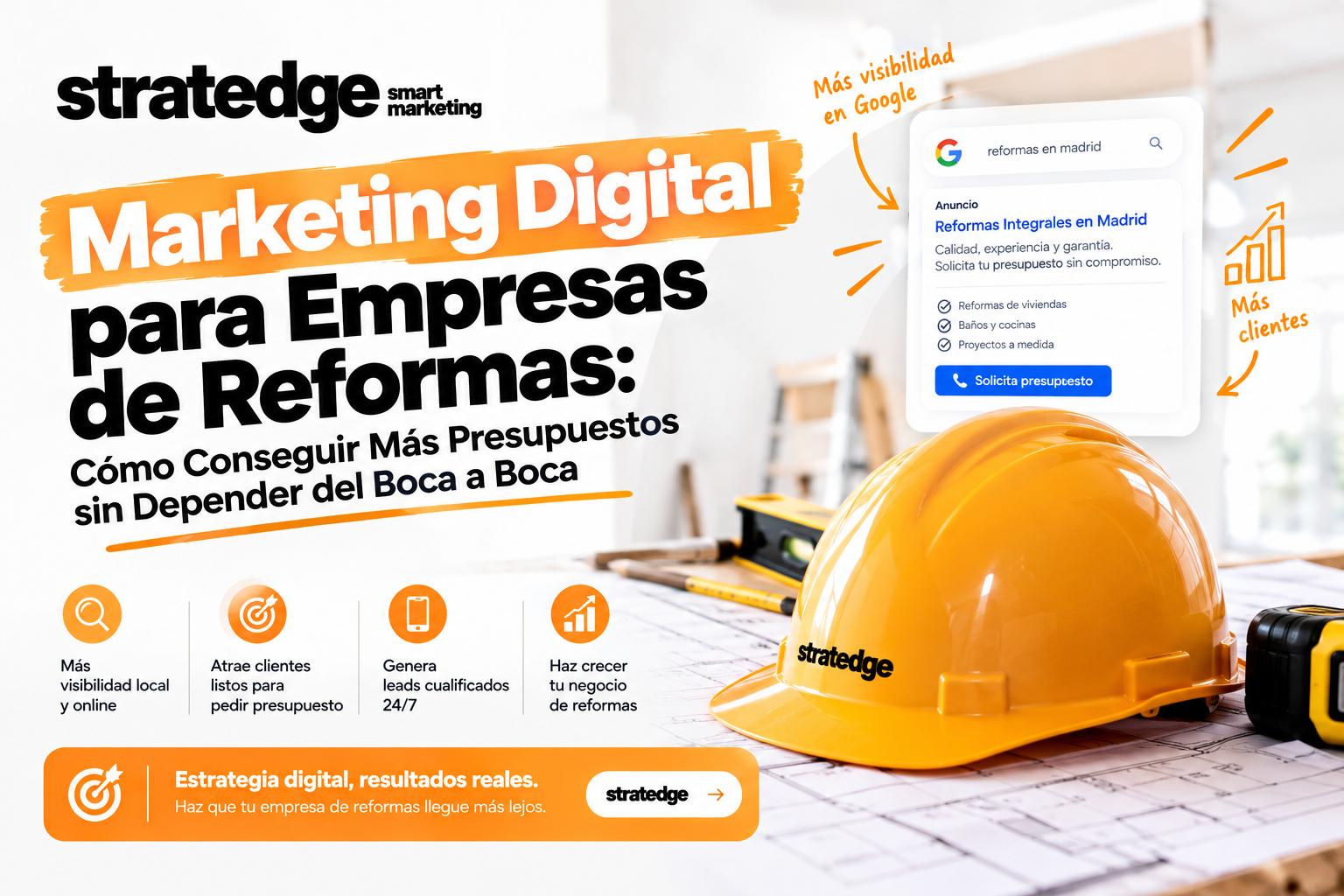 Marketing Digital para Empresas de Reformas: Cómo Conseguir Más Presupuestos sin Depender del Boca a Boca