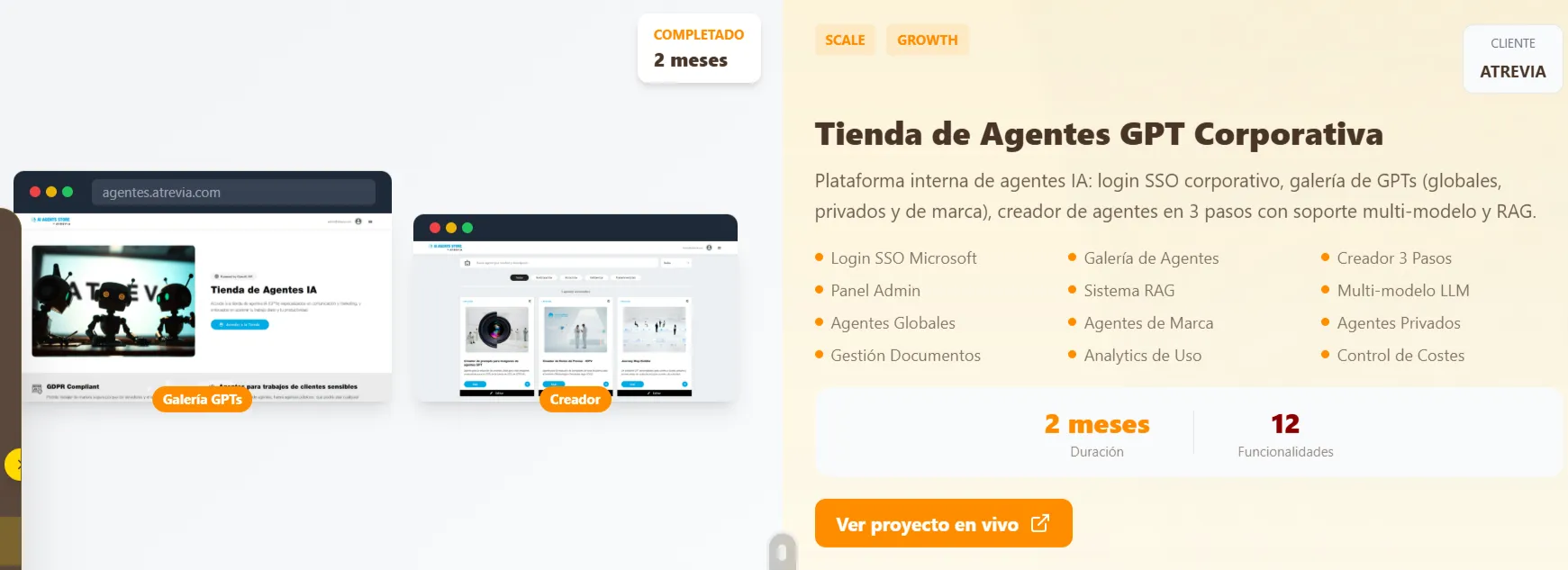 Diseño y Desarrollo Web Agentes GPT